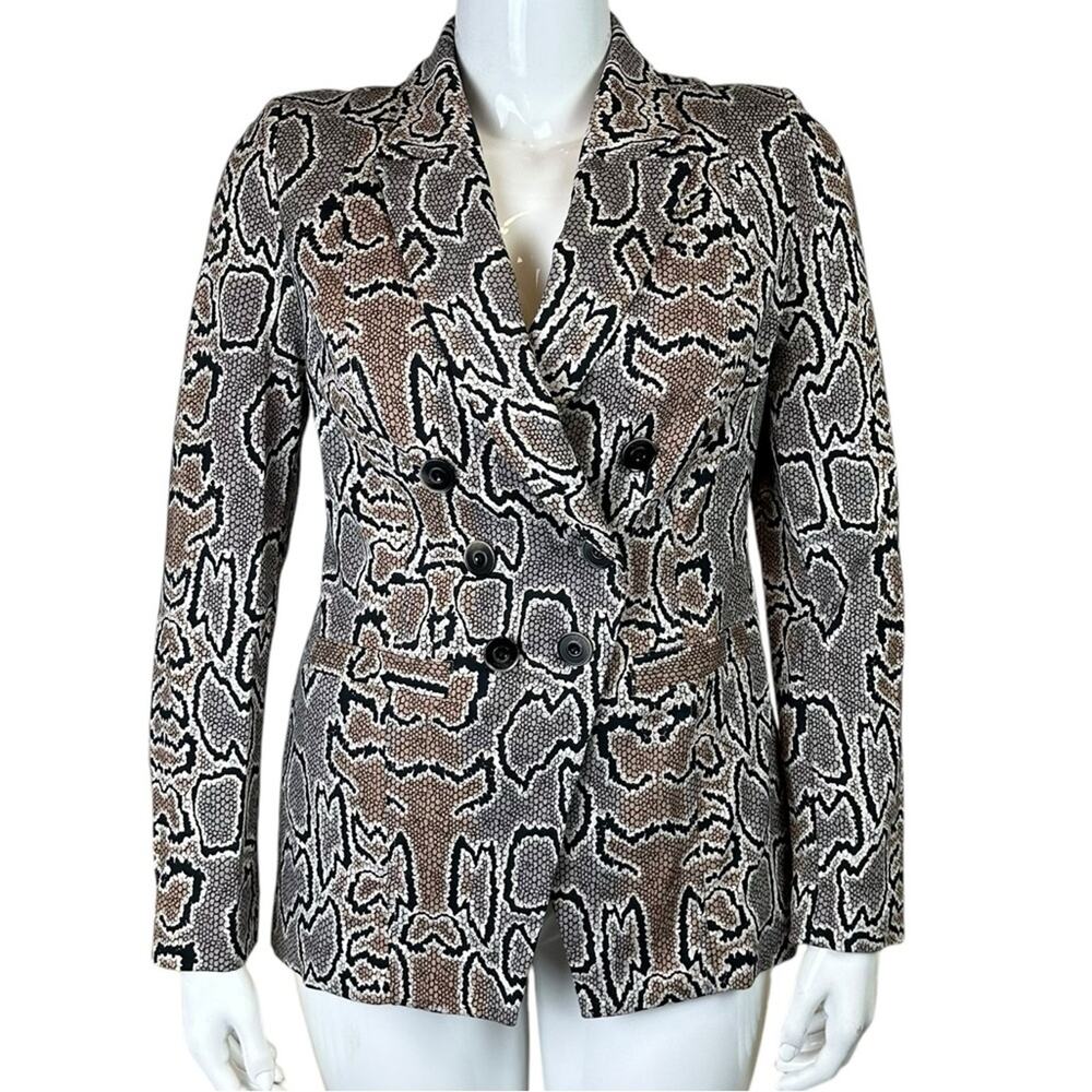 Cabi Python Double Breasted Blazer 3733 Snake Pri… - image 1